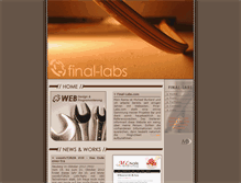 Tablet Screenshot of final-labs.com